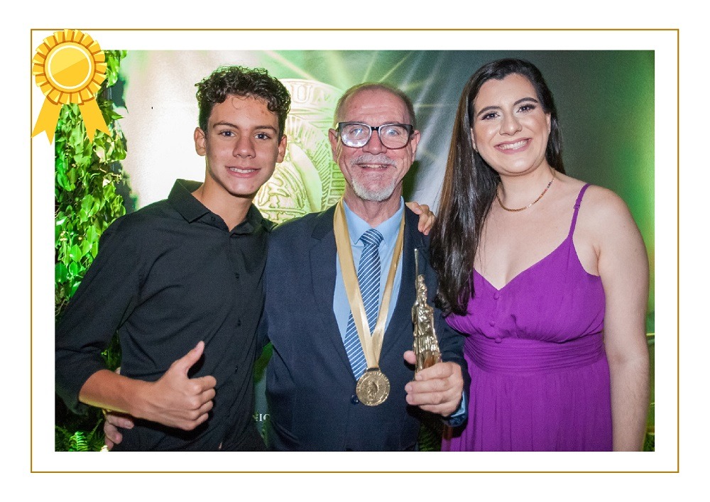 João e seus filhos, João Lucas e Lorena